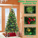 6/7/8 Feet Pre-Lit Artificial Christmas Tree with 300/400/500 LED Lights by LJGDeals