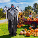 6ft Halloween Animatronic Decoration with Light Up Eyes Posable Wings and Arms by LJGDeals