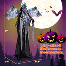 6ft Halloween Animatronic Decoration with Light Up Eyes Posable Wings and Arms by LJGDeals