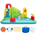 Inflatable Splash Jump Slide Water Bounce without Blower by LJGDeals