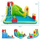 Inflatable Splash Jump Slide Water Bounce without Blower by LJGDeals