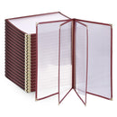 Yescom 8.5x14 Menu Covers Cafe Restaurant Red