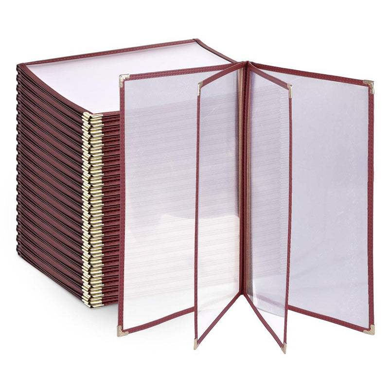 Yescom 8.5x14 Menu Covers Cafe Restaurant Red