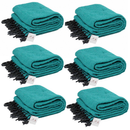 Solid Teal Green Baja Blanket