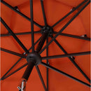 Alora 6-Piece Outdoor Patio Bar Set Dining Table With Umbrella & Swivel Bar Stools (SAK53218)