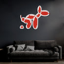 UV Printed Dog Neon Sign, Neon Wall Art, Neon Light Sign, Custom Neon Sign, UV Print Neon Sign, Acrylic Neon Sign, Housewarming Gifts