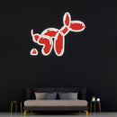 UV Printed Dog Neon Sign, Neon Wall Art, Neon Light Sign, Custom Neon Sign, UV Print Neon Sign, Acrylic Neon Sign, Housewarming Gifts