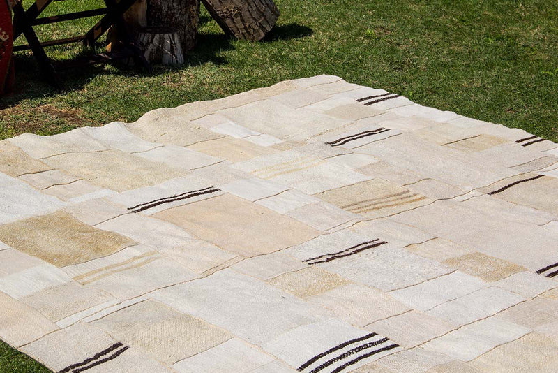 Kilim Patchwork Handmade Unique Rug  7'11'' X 10'3''
