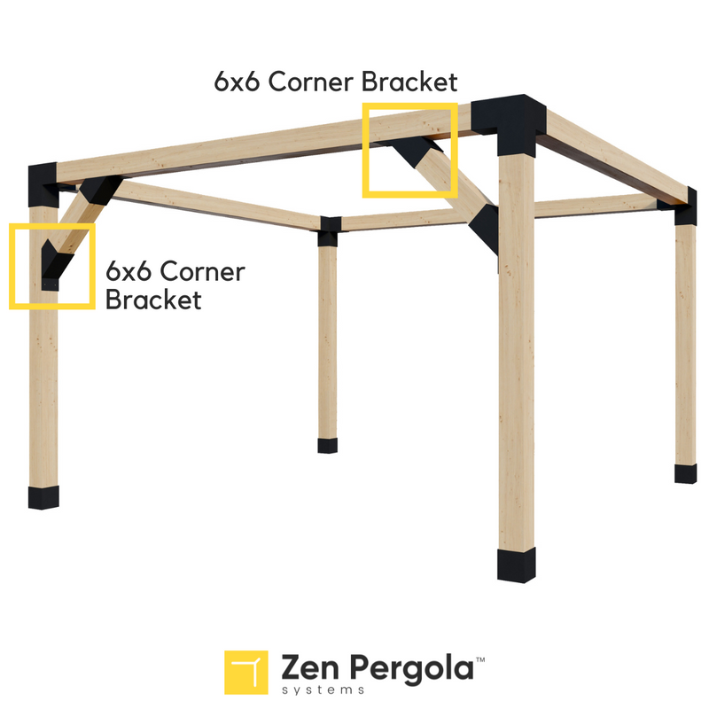 Pergola Support Bracket (for 6x6 Wood Posts), photo 4 of 4
