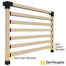 Pergola Insert Bracket (for 6x6 Wood Posts)