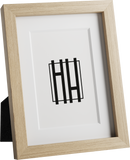 Natural Oak Glass Picture Frame