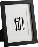 Black Oak Glass Picture Frame