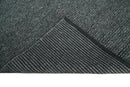 Charcoal Gray Wool Blend Hand Woven Chunky Textured Area Rug with Felted Finish by The Rug Decor