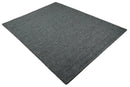 Charcoal Gray Wool Blend Hand Woven Chunky Textured Area Rug with Felted Finish by The Rug Decor