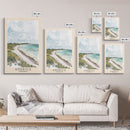 Andros, Bahamas Watercolor Beach Print, Vacation Gift, Bahamas Wall Art, Framed Canvas Print, Framed Beach Painting