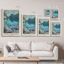 Blue Lagoon, Malasyia Watercolor Beach Print, Vacation Gift, Malasyia Wall Art, Beach Painting, Beach Decor, Beach Painting