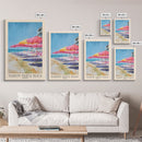 Giardini naxos beach, Italy Watercolor Beach Print, Vacation Gift, Italy Wall Art, Beach Painting, Beach Decor, Beach Painting