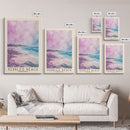 Pebbles Beach, Barbados Watercolor Beach Print, Vacation Gift, Barbados Wall Art, Beach Painting, Beach Decor, Beach Painting