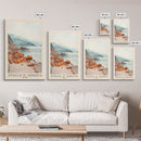 Spiaggia di Sabaudia, Italy Watercolor Beach Print, Vacation Gift, Italy Wall Art, Beach Painting, Beach Decor, Beach Painting