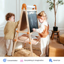 Tiny Land® Caramel Magnitales Easel for Kids