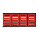 7ft Heavy Duty Garage Workbench Cabinet with 20 Drawers