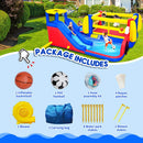 7-in-1 Inflatable Water Park with Slide, Pool, And Bounce House (SAK74216) by SAKSBY WHOLESALE