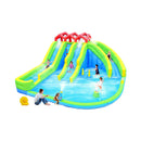 7-In-1 Inflatable Water Park With Triple Slides, Water Gun, And Climbing Wall (SAK98134) by SAKSBY WHOLESALE