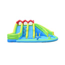 7-In-1 Inflatable Water Park With Triple Slides, Water Gun, And Climbing Wall (SAK98134) by SAKSBY WHOLESALE