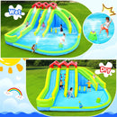 7-In-1 Inflatable Water Park With Triple Slides, Water Gun, And Climbing Wall (SAK98134) by SAKSBY WHOLESALE