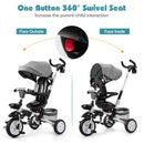 7-in-1 Detachable Baby Stroller with Canopy and Safety Harness by LJGDeals