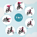 7-in-1 Detachable Baby Stroller with Canopy and Safety Harness by LJGDeals
