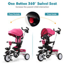 7-in-1 Detachable Baby Stroller with Canopy and Safety Harness