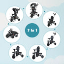 7-in-1 Detachable Baby Stroller with Canopy and Safety Harness by LJGDeals
