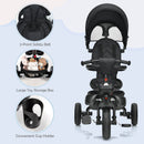 7-in-1 Detachable Baby Stroller with Canopy and Safety Harness