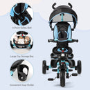 7-in-1 Detachable Baby Stroller with Canopy and Safety Harness
