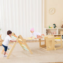 7-in-1 Toddler Climbing Toy Connected Table and Chair Set for Boys and Girls Aged 3-14 Years Old