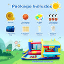 7-In-1 Inflatable Bounce House With Ball Pit, Obstacles And Bouncy Castle (SAK50823) by SAKSBY WHOLESALE
