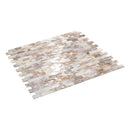 White Beige 12x12 Polished Brick Shell Mother of Pearl Mosaic Tile (20 pack, 18.52 sq ft/case) - Sample
