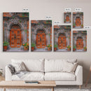 Change23. Mexican Wall Art, Framed Canvas Print, Old Town Mexico Architecture Wall Art, Framed Art
