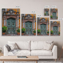 Change34 Colorful Indian Architecture Canvas Print, Traditional Art if India, Photography Print, Indian Wall Art, Living Room Decor