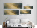 The Storm Rolls In - Framed Canvas Print - Dark and Moody Home Decor - Wood Framed Boho Style Wall Art