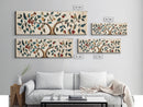 Textile Tree Print - "The Giving Tree" - Framed Canvas Print - Boho Style Wall Art