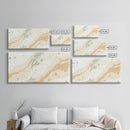 Brush Strokes - Canvas Print - Midcentury Modern Wall Art - Wood Framed Art - Home Decor - Cute Modern Art