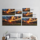 Fields Of East Texas, Framed Canvas Print, Photography Style Landscape Art, Horizontal Decor, Modern Farmhouse Wall Art, Living Room Decor