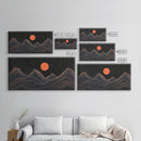 Retro Abstract Art, Art Deco Style, Atomic Age Inspired Wall Art, Pueblo Style Southwestern Art