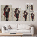 The Matador Oil Painting Canvas Print, Chicano Wall Art, Mexicano Decor, Mexican Inspired Wall Art