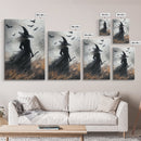 Witch Painting Print, Spooky Season Witchy Wall Art, Framed Canvas Print, Gothic Home Decor, Goth Decor, Witch Wall Art, Halloween Decor