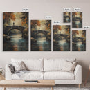 Fly Fishing Art Print on Canvas - Outdoors Gift Idea - Gift For Dad - Fly Fishing Art - Fly Fishing Painting - Trout Fishing - Outdoorsman Gift