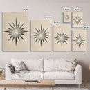 The North Star Canvas Print - Framed Canvas - Minimalist Christmas Art - Boho Christmas Art - Rustic Christmas Art