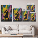 Couple Dancing Painting Canvas Print, Wood Frame Art, Couple Painting, Art For Couples, Wedding Gift, Engagement Gift Idea